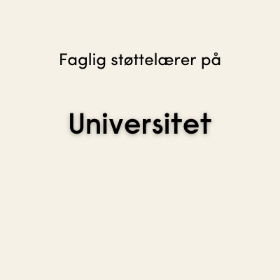 Find alle SPS wokshops for faglige støttelærere tilknyttet universiteter